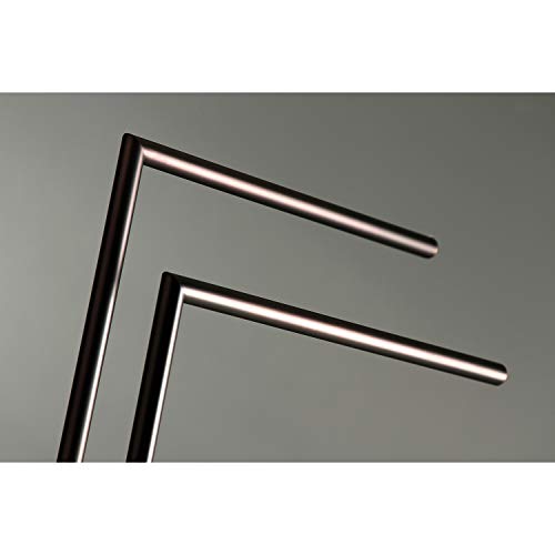 Kingston SCC8325 Pedestal 2-Tier Towel Rack, Oil Rubbed Bronze | Edenscape collection; 31-3/4" Freestanding; Solid steel construction; Corrosion-resistant finish; Easy assembly - color: Oil Rubbed Bronze