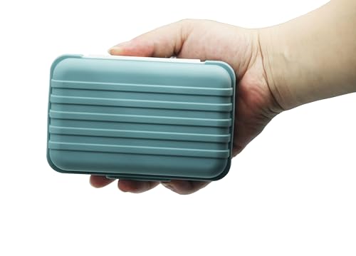 2 Pack Travel Soap Case Holder,Portable Soap Box with Draining Layer for Shower,Bathroom,Camping,Hiking,Gym - color: 2 Pack Travel Soap Case