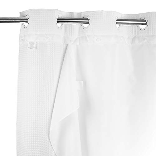 River Dream Snap in Shower Curtain Liner Replacement,Fit 36 x 74 Stall No Window Shower Curtain (36 x 69, Fabric) - size: 36"W x 69"L (Pack of 1)