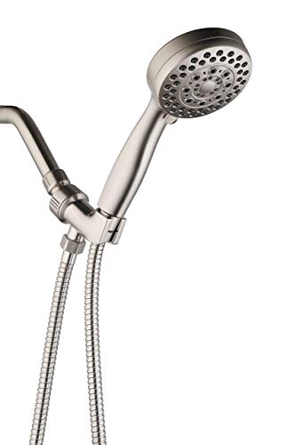 Kink-Free Stainless Steel Shower Hose Replacement, 60 Inch, Anti-Twist Flexible Metal Shower Head Hose, Brushed Nickel - color: Brushed Nickel, size: 60 Inch