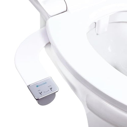 Brondell Bidet Attachment SS-250 SimpleSpa with Fresh Water Spray, Dual Nozzle, Adjustable Pressure + Portable Travel Bidet GoSpa GS-70 Bundle