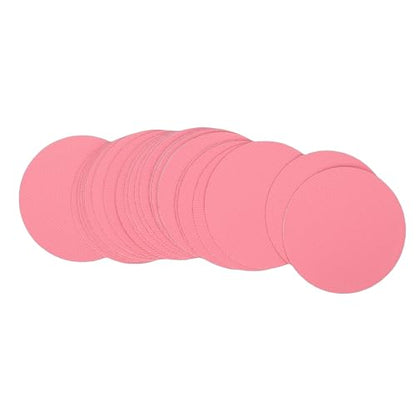 Greensen 24-Pack PEVA Anti-Slip Shower Stickers for Bathtubs, Showers & Stairs – Pink, Easy-Apply Adhesive - color: Pink