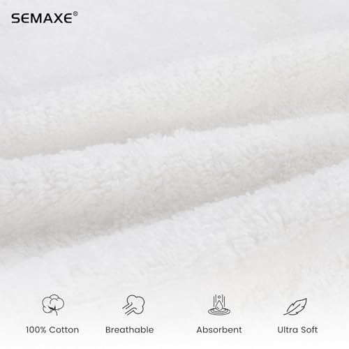 4-Pack White Cotton Hand Towels for Bathroom with Hanging Loops | Sink-side towels for drying hands and face, ideal for bathrooms, guest baths, powder rooms, OEKO-TEX certified, easy care - color: A03: White