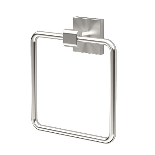Gatco 4072 Elevate Towel Ring, Satin Nickel - color: Satin Nickel, style: Elevate
