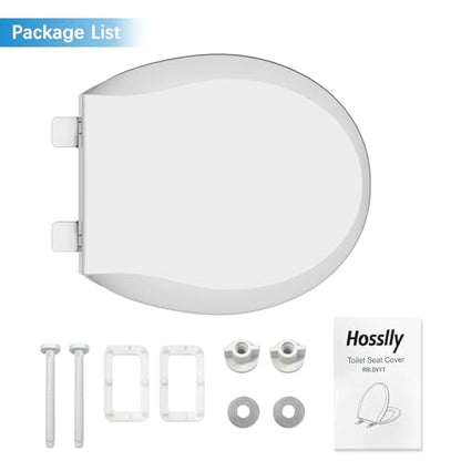 Toilet Seat Round Quick Release, Easy Installation & Release, Safe PP Material Easy Clean, Comfortable Ergonomic Design - size: Round-M01