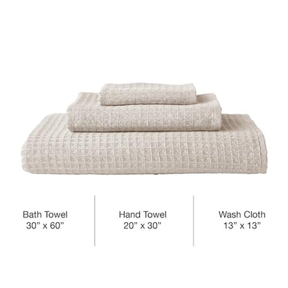 UCHINO Waffle Twist Cotton Bath Towel Absorbent Quick Dry 30x60 Blue 1 Pc - color: Ocean, size: Bath Towel