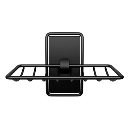 Command Soap Dish, Matte Black, 1 Holder, 2 Strips | For Bathroom Organization, Water Resistant, Damage-Free Hanging with Adhesive Strip, No Tools - color: Matte Black