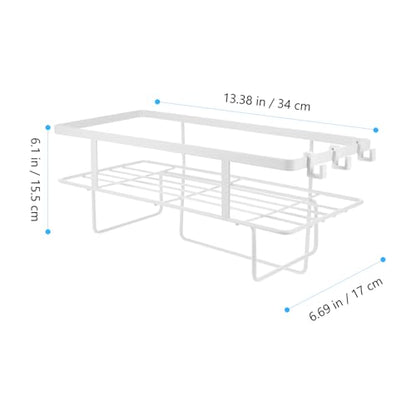 Luxshiny Over Toilet Bathroom Storage Rack Heavy Duty Organizer Shelf for Efficient Space Utilization Multi Functional Design for Use Easy Installation Finish