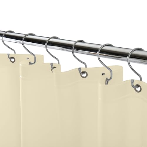 Bath Bliss Premium Shower Curtain Liner in Beige - color: Beige, size: 70"W x 72"L (Pack of 1)