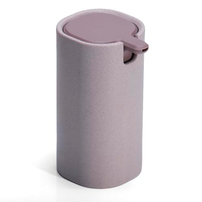 LINE+ARC Modern Easy-to-Press Soap & Lotion Dispenser, Rose | Ergonomic, rust-free liquid pump, cute blue design for marble bathroom sink, kitchen countertop, pink - color: Rose