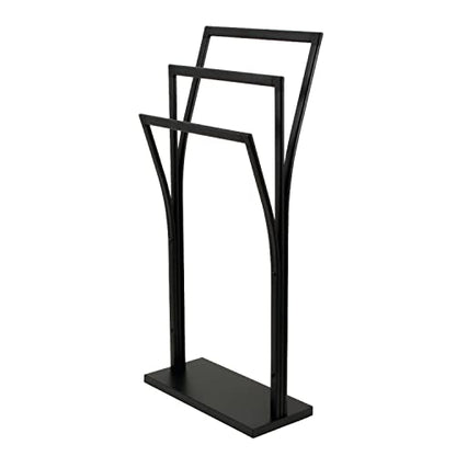 Kingston Brass SCC3300 Edenscape Freestanding Y-Style Towel-Rack, Matte Black 16.56 x 9.88 x 34.44 - color: Matte Black