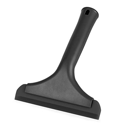 Small Silicone Squeegee Window Shower Squeegee Tool,Auto Water Blade for Car Windshield, Window, Mirror, Glass Door,Bathroom - color: Black+black