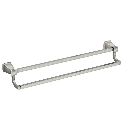 Hensley Brushed Nickel 24IN Double Towel BAR