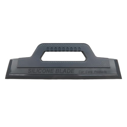Silicone Car Water Blade Squeegee, Flexible Car Detailing Drying Blade, Streak-Free Auto Window Wiper Scraper for Windshield, Tinted Windows, Mirror & Shower Door, Safe for Ceramic Tile(1PC)
