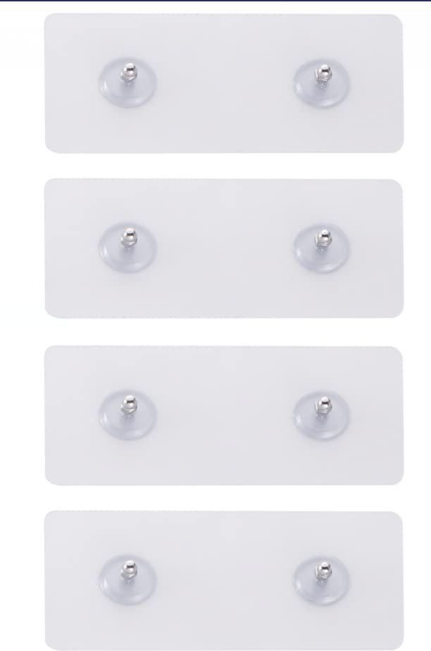 Adhesive Suction Sticker for no Drilling 2 Tier Corner Shower Caddy - Transparent
