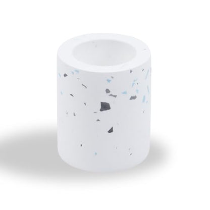 Drying Stone Toothbrush Holder, Diatomite Toothbrush Holders | Bathrooms, Quick Drying Diatomaceous Earth Bathroom Sink Organizer, Electric Brush and Toothpaste Holder Cup (Starry sky) - style: Starry sky