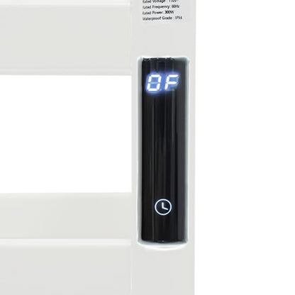 180W Electric Towel Warmer Rack with Smart LED Display 12-Bar | Double-Row Floor-Standing Heated Towel Dryer Rack,Adjustable Temperature & Timer,for Bathroom, Home, Spa, Hotel - size: 12 bars Dual-row