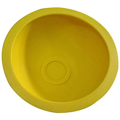 Drain Plunger, Mini Sink Unclogger, Small 4-Inch Clog Remover | Rubber Cup Hand Plumber Helper, Force Tiny Compact Tool with 9" Short Handle for Kitchen Bathroom, Toilet, Shower, Bath Tub - color: Yellow
