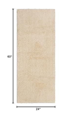Mohawk Home Classic Cotton Ii Parchment 2' x 5' Bath Mat - color: Ivory, size: 2' x 5' (Rectangular)