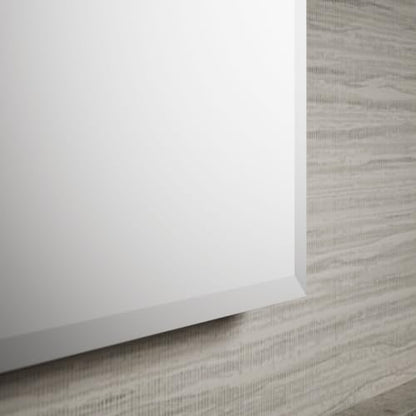 Kohler Frameless Bathroom Mirror Medicine Cabinet, 20 in x 26 in - size: 20 in. x 26 in., style: Beveled Edge