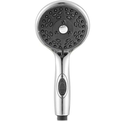 Dura Faucet DF-SA432-CP RV Handheld Shower Wand (Chrome) | RV handheld shower wand with water-saving control. Fits standard RV shower hoses. Chrome finish. - color: Chrome Polished, size: Shower Wand