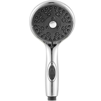 Dura Faucet DF-SA432-CP RV Handheld Shower Wand (Chrome) | RV handheld shower wand with water-saving control. Fits standard RV shower hoses. Chrome finish. - color: Chrome Polished, size: Shower Wand