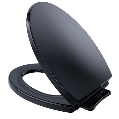 TOTO SoftClose Slow Close Elongated Toilet Seat and Lid, Ebony - SS114#51 - color: Ebony, size: Elongated
