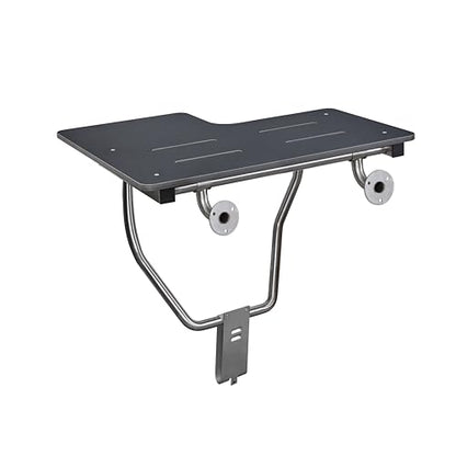 Seachrome 32" x 22.5” Black Reversible Folding Transfer Tub/Shower Seat, ADA Compliant - color: Matte Black, size: 32 x 22.5
