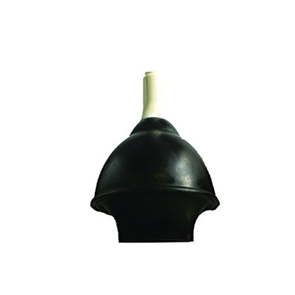 PLN07 Toilet Plunger, 4-1/2" Cup 4" Brush and Caddy, Black/White