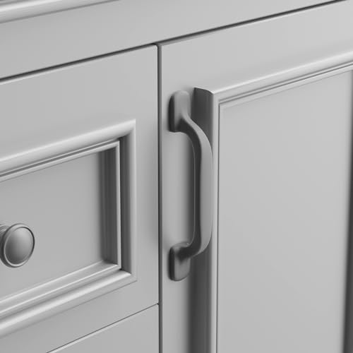 Merax 36" Bathroom Vanity with Sink, 2 Doors & 2 Drawers Storage Cabinet | Freestanding Single Bathroom Sink Vanity Cabinet Set with 36" Ceramic Sink (Sink Cabinet Only, Gray) - color: Grey, style: Sink Cabinet Only