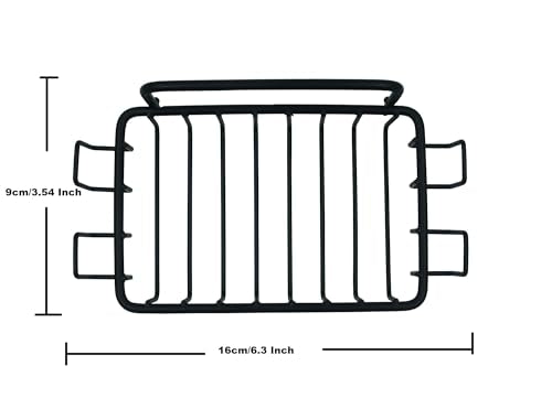 2 Pack Soap Dish for Shower Wall, Stainless Steel Soap Holder with 4 Hocks for Bathroom (Black) - color: Black