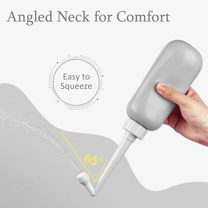 Portable Bidet Travel Large Capacity 15.8oz Personal Toilet Handheld Gray - color: Gray