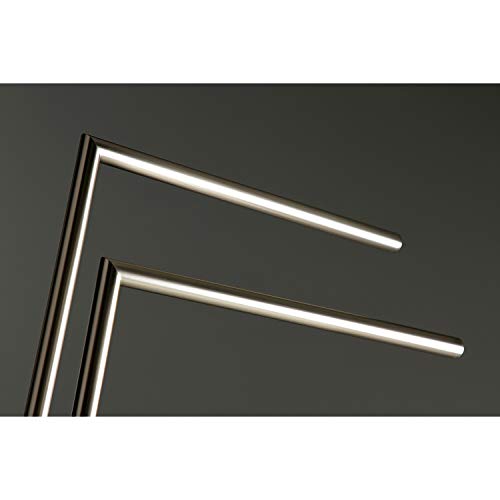 Kingston SCC8328 Pedestal 2-Tier Towel Rack, Brushed Nickel - color: Brushed Nickel