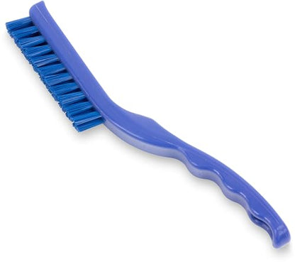 SPARTA Detail Brush Grout Brush, Crevice Brush with Hanging Hole for Bathroom, Kitchens, Countertop, Plastic, 9 Inches, Blue - color: Blue, size: 9 Inches