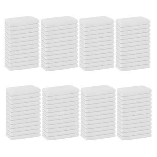 Basic Hand Towels 16x26 Inches – Bulk Pack of 96 – White Color – Soft and Absorbent Multipurpose Cotton Towels for Bathroom, Spa, Gym, Salon, Hotel, and Everyday Use - color: White, size: 16x26 inch Pack of 96