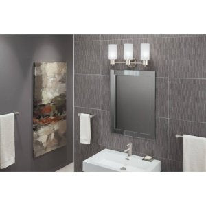 Moen YB0486BN Align 9-Inch Modern Hand -Towel Bar, Brushed Nickel