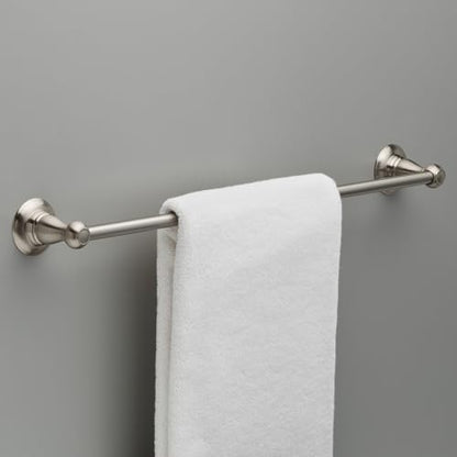 Delta Faucet Porter 24 inch Towel Bar, SpotShield Brushed Nickel , Bathroom Accessories, PTR24-BN - style: 24 inch Towel Bar