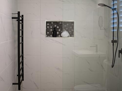 New Ready for Tile Recessed Bathroom Shower Shampoo Shelf Niche (11" X 16" Medium Rectangular) - size: 11" x 16" Medium Rectangular