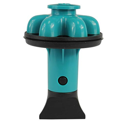 Danco 10838A Disposal Genie II Garbage Disposal Strainer and Stopper, Kitchen Sink Garbage Disposer Splash Guard with Food Scraper, Green, 1-Pack - color: Green
