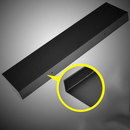 MAGICLULU Black Over-the-Toilet Storage Rack Bathroom Shelf Wall Mount Rustproof Floating Shelves Space-Saving Shelving