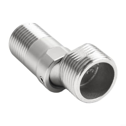 Shower Head Swivel Ball Adapter, Swivel Head Connector, Shower Angle Conversion Component, Fits Fixed, Hand Held & Rain Shower Heads(1PCS) - size: 1PCS