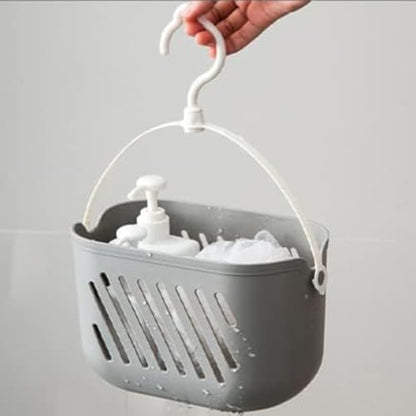 Hanging Shower Caddy, 2-Pack | Hanging Basket for Bathroom & Kitchen, Space-Saving Storage Organizer, For Shampoo, Loofahs, Towels, Pantry Items