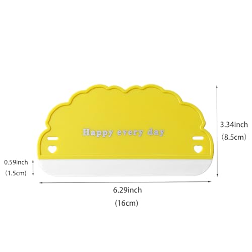 Mini Silicone Squeegees, 6 Pcs Small Sink Squeegees Water Wiper Scrapers | Window Cleaning Scraper Mirror Cleaner Tool, Sink Squeegee for Home Kitchen Countertop, Shower Glass, Bathroom Mirror, Tiles