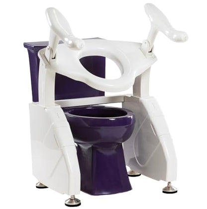 Dignity Lifts DL2 Deluxe Toilet Lift, Electric Powered, 300 lb Capacity, White
