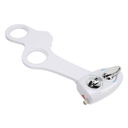 Fdit Bidet Toilet Attachment Dual Nozzle Water Pressure Adjustable Self Cleaning Cold Water Spray No Tools Required for Personal