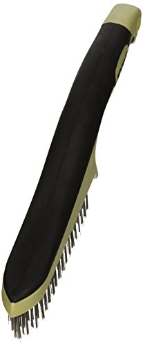 Hyde - 181348 HYDE 46842 Stainless Steel Wire Brush with narrow profile, 11-inch, MAXXGRIP PRO - size: (Pack of 1)