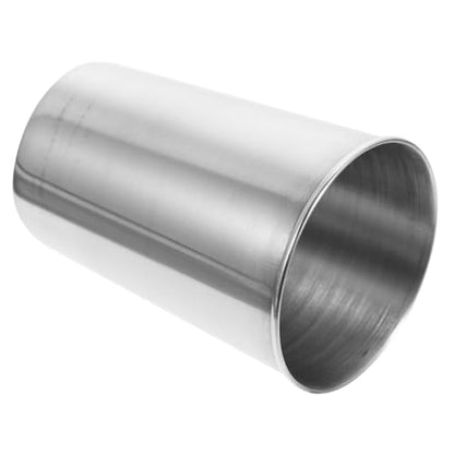 VALICLUD Stainless Steel Bathroom Tumbler Cup Silver Water Tumbler for Beverages Toothbrush Holder Multi Use for Washrooms Parties and More - size: 8.50X6.00X6.00CM