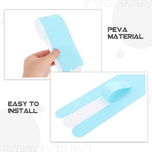 24pcs Peva Non-Slip Adhesive Strips for Bathtub and Shower Floors, Resistant to Peeling or Deformation, Easy to Clean Safety Tape for Kitchen and Bath Tub