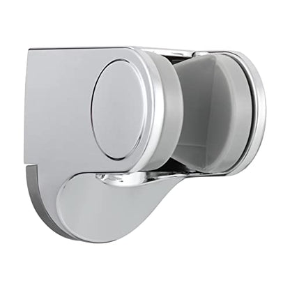 Handheld Shower Head Bracket ABS Plastic Wall Mount Screw Shower Wand Holder Adjustable for Hand Shower Chrome, ST01 - style: Chrome