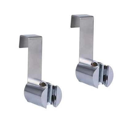 LiXiongBao 2 Pack Bidet Sprayer Holder for Toilet Attachment Bathroom Hanging Bracket for Handheld Shower Toilet Bidet Sprayer,Stainless Steel Toilet Tank or Wall Mounted Bathroom Head Hold - color: 2 Pcs